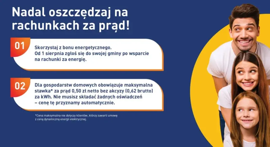 Zamrożenie cen prądu: bon energetyczny i maksymalna stawka 0,50 zł/kWh dla gospodarstw domowych. Oszczędzaj na rachunkach!